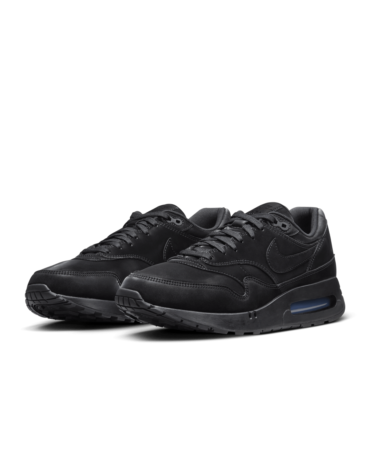 Air max 1 triple black on sale